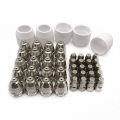 Plasma cutter Torch P80 Tips Kit Electrodes Nozzle Tips shield cup  for p80 Plasma cutting